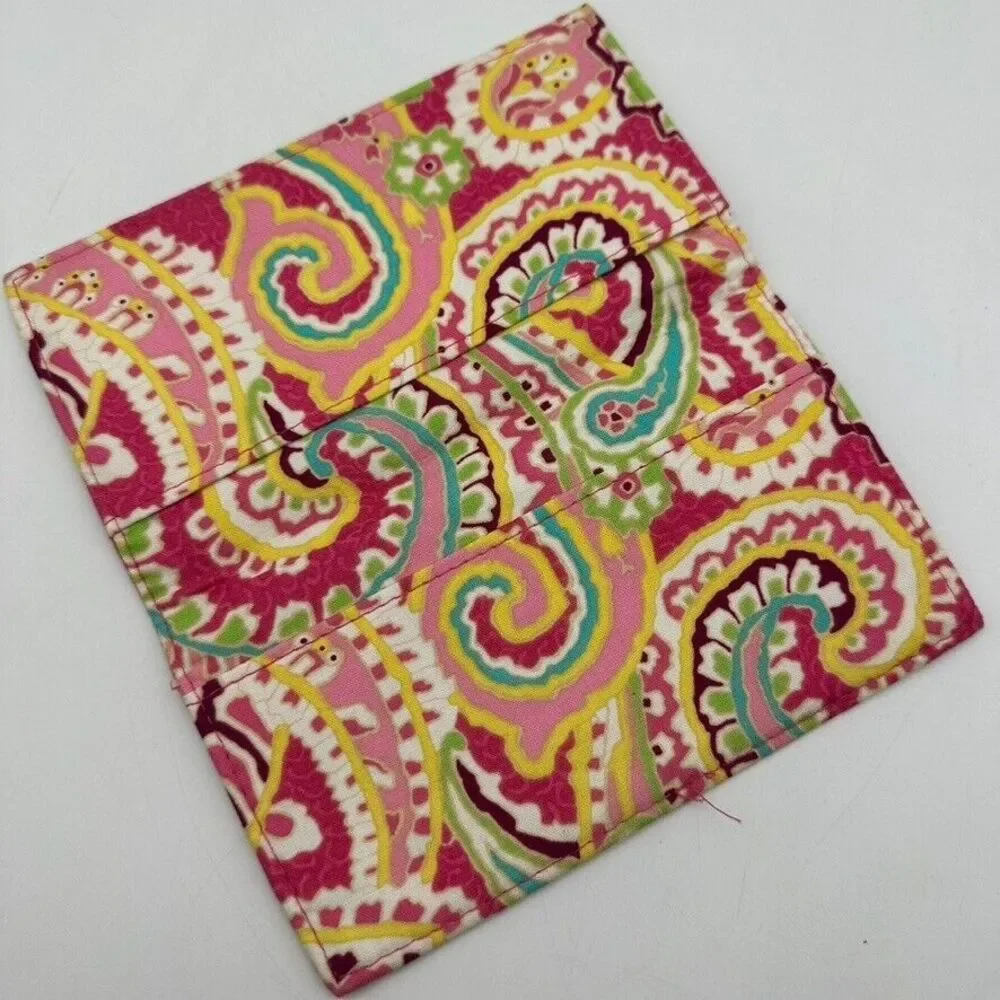 Vera Bradley Checkbook Cover Wallet Women Tutti Frutti Capri Melon‎ Retired
